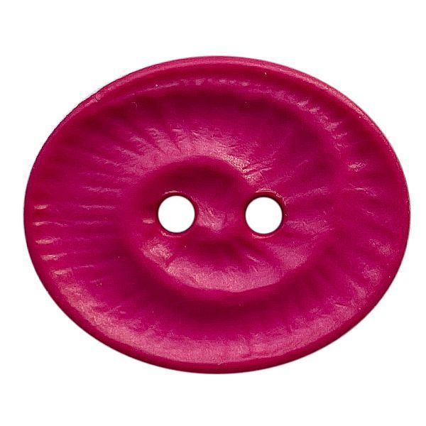 polyamide button oval-shaped with 2 holes - Size: 23mm - Color: pink -  Art.No.: 348826